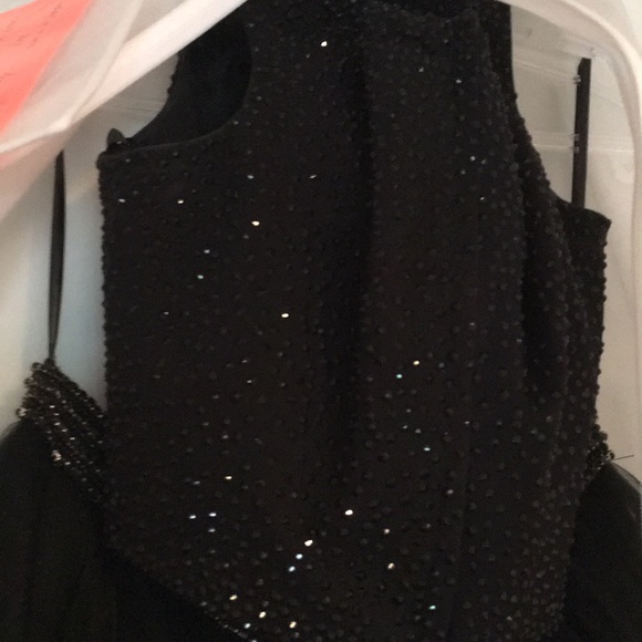 Sherri Hill Black Two Piece Dress - Picture 3 of 8